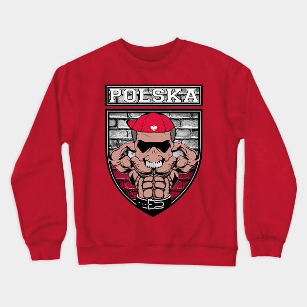 Polska Power Polish figter Crewneck Sweatshirt by Jakavonis